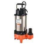 V1100 F 220v Kirli Su Drenaj Pompası 1.5 Hp Foseptik Pompa