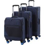 V2412 Super Lıght Valiz Black Set - Laci
