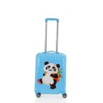 V307 Abs Çocuk Valiz-Mavi-Panda Baskı