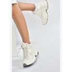 V312415009 Beyaz Bilekli Spor Ayakkabı Sneakers