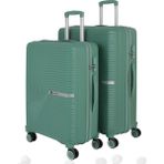 V374 Su Y.üretim Pp Valiz 75 cm + 65 cm - Su Yeşili