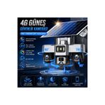 V380 Pro 3 kamera 4K 3 PTZ uygulama ile kontrol 4G 4.5G SIM güneş paneli ile çalışan güvenlik kamerası 360° Gece görüş Hoparlör ve mikrofon IP66