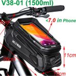V3801 Tarzı Diğer Vahşi Adam Bisiklet Çantası Telefon Tutucu Kılıf Su Geçirmez Dağ Yol Çerçeve Ön Üst Tüp Bisiklet Çantası Direksiyon Mtb Bisiklet Aksesuarları (Yurt Dışından) - Renkli