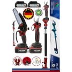 V598/21V +2 Batarya BA01062K 15CM Akülü Dal Budama Testeresi ve 30MM Şarjlı Dal Budama Bağ Makası
