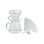 V60 02 Cam Demleme Seti - Filtre Kâğıdı Ve Ölçü Kaşığı İle