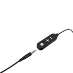 V7 CAUSB-C dijital ses adaptörü, 3,5 mm USB-C, kablo, TRRS jak, ses ayarı, sessize alma - siyah