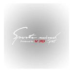 V70 Sports Mind Oto Sticker 30 cm x 11 cm yazı 549
