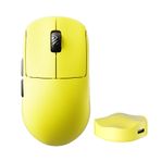 V8 8K Hz Pixart 3950 Sensör Sarı Kablosuz Simetrik Gaming Mouse