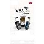 V83 Bluetooth Kulaklık Ekranlı Makaralı Titreşimli - Gold