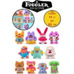 Vacay Vibes Tatil Havası ZURU Fuggler Komik Peluş Oyuncaklar 11 li Set Tek İlanda - 22 Cm