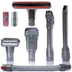 VACEXT Esnek Uzatma Hortumu ve Vakum Ekleri - Dyson V11 V10 V8 V7 V6 DC74 DC62 DC59 DC44 için Yedek Parçalar - Elektrikli Süpürge Aksesuarları Tozlu Fırça