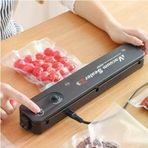 Vacuum Sealer Ev Tipi Vakumlama ve Yapıştırma Makinesi + 10 Adet Vakum Poşeti (5224)