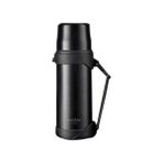 Vacuum Vakum Yalıtım Tenceresi Paslanmaz Çelik Termos - Siyah 1.2l - 1,2 lt - Gri