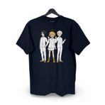 Vadedilmiş Yokyer The Promised Neverland Baskılı Loose Fit Bisiklet Yaka Unisex Tişört Anime Manga
