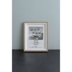 Vadi Mira Ahşap Çerçeve 20x25 cm – Sertifika, Diploma, Belge ve Fotoğraf için Dekoratif Çerçeve