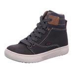 VADO Erkek çocuk çizmesi ayakkabı Boose Boots düz deri çocuk ayakkabısı uni vado-85502-boss genç çocuk-sonbahar-kış-bağcıklı tex-bots-sıcak astarlı kadife, Elefant, 37 EU