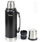 Vaeske 1300 ml Paslanmaz Çelik Siyah Termos