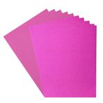 Vaessen Creative 800208-008 Florence Cardstock (216 g/m²) ve parlak kağıt (250 g/m²), pembe, DIN A4, 10 adet, koleksiyon defteri, kart yapımı, zımbalama ve diğer kağıt el işleri için, çoklu