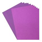Vaessen Creative Florence Cardstock (216 g/m²) ve parlak kağıt (250 g/m²), lila, DIN A4, 10 adet, koleksiyon defteri, kart yapımı, delme ve diğer kağıt el işleri için