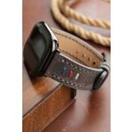 vagave Apple Watch 42 44 45 46 49 Mm 3 4 5 6 7 Se 8 9 10 Ultra Uyumlu Kadın Deri Kordon Saat Kayışı - Üçip
