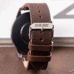 Vagave Hakiki Deri Saat Kordonu 20MM 22MM 24MM Fossil Diesel Lacoste Casio Armani Tissot Nacar Klasik Saat Kordonu Deri Kayış Kahve - 22 mm - Kahverengi