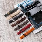 Vagave Hakiki Deri Saat Kordonu 20mm 22mm 24mm Fossil Diesel Polo Tissot Lacoste Casio Armani Nacar Klasik Saat Kordonu Deri Kayış Siyah - 20 mm