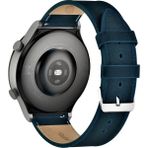 Vagave Huawei Watch 46mm Uyumlu Deri Kordon Gt 2 3 4 5 6 Pro Se 2e Watch GT4 Elite Gt2 E Gt2e Gt2pro Gt3 Pro Gt3pro Huawei Watch 4 Pro Ultimate Deri Kayış 46 22mm Mavi
