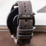 Vagave Huawei Watch Kordon Watch GT4 GT5 GT6 Gt 2 3 4 5 6 Pro 46mm Gt3 Pro Gt3pro Se 2e Huawei Watch 4 Pro Ultimate Elite Buds Gt2 E Gt2e Gt2pro Gri Deri Kordon Kayış 22mm Gri Deri Kayış - Siyah Toka