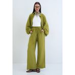 VAGGON Oversize Hırka Ve Lastikli Pantolon Takım