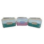 Vagon Beslenme Kutusu Lunch Box Paslanmaz Çelik 540 Ml (Karışık Renk 1 Adet)
