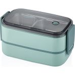 vagon çelik beslenme kutusu lunch box paslanmaz 1400 ml bl50002-2 (karışık renk 1 adet) - Yok