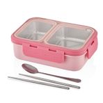 Vagon Çelik Beslenme Kutusu Lunch Box Paslanmaz 700 Ml Xc-7096 (Karışık Renk 1 Adet)