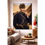 Vagonik Atatürk Duvar Örtüsü - Pamuklu Duvar Örtüsü
