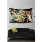 Vagonik Botticelli Venüs'ün Doğuşu Duvar Örtüsü Halısı 140x100 cm 70x100 cm