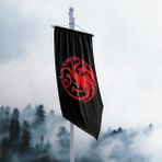 Vagonik Game Of Thrones Targaryen Siyah Hanedanlığı Flama Bayrak - 25x50 cm