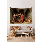 Vagonik Jacques-louis David Horas Kardeşlerin Yemini Duvar Örtüsü Halısı
