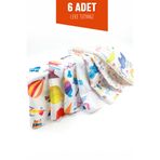 Vagonik Leke Tutmayan, Yıkanabilir 30x50 cm 6 ADET Beslenme Örtüsü