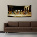 Vagonik Leonardo Da Vinci Son Akşam Yemeği Duvar Örtüsü Halısı 70x140 Cm