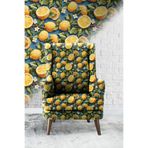 Vagonik Limon-03 3D Dijital Baskılı Döşemelik Koltuk Kumaşı Esneme ve solma yapmayan kaliteli kumaş