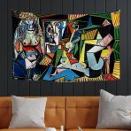 Vagonik Pablo Picasso Cezayirli Kadınlar Duvar Örtüsü Halısı 140x100 Cm-70x100 Cm
