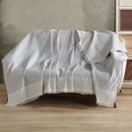 Vagonik Royal 170 x 210 cm Çekyat Koltuk Kanepe Örtüsü - Gri