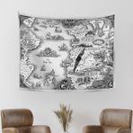 Vagonik Shadow And Bone Grishaverse Haritası Duvar Örtüsü Halısı - 40 x 65 cm