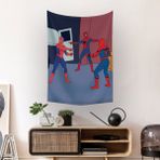 Vagonik Spiderman Çizgi Roman Comic Duvar Örtüsü Halısı - 40 x 65 cm