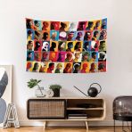 Vagonik Süper Kahramanlar Duvar Örtüsü Halısı 140 X 100 Cm-70x100 Cm