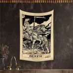 Vagonik Tarot Kartı Death Duvar Örtüsü Halısı 140x100 Cm-70x100 Cm
