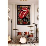 Vagonik The Rolling Stones Duvar Örtüsü Duvar Halısı Birinci Kalite Kumaş