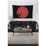 Vagonik Uzakdoğu Temalı Duvar Örtüsü Halısı 140 X 100 Cm