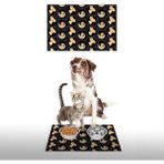 Vagonik Water Food Antrasit 35x50 cm Lila Kedi Köpek İç ve Dış Kapı Mama Paspası