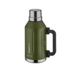 Vagonlife 1.2 Litre Bardaklı Kullanım Kulplu Paslanmaz Çelik TERMOS-FFVGN1004-1200ML - Yeşil