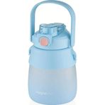 Vagonlife 1000ml Pipetli/pipetsiz Çift Kullanım Suluk Matara (SPOR OKUL DOĞA) Vgn6640-mavi